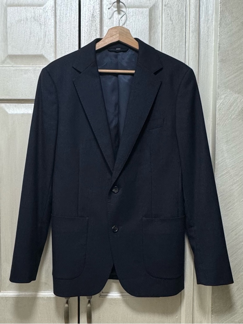 Bonobos Lanificio Comero Flexo Slim Fit Navy Blue Blazer 38R Sport Coat